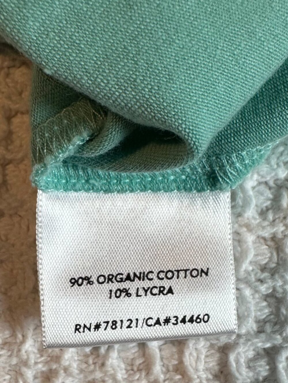 Eileen Fisher Cotton Tank and Linen Cardigan Set in Aqua size medium - Picture 10 of 10